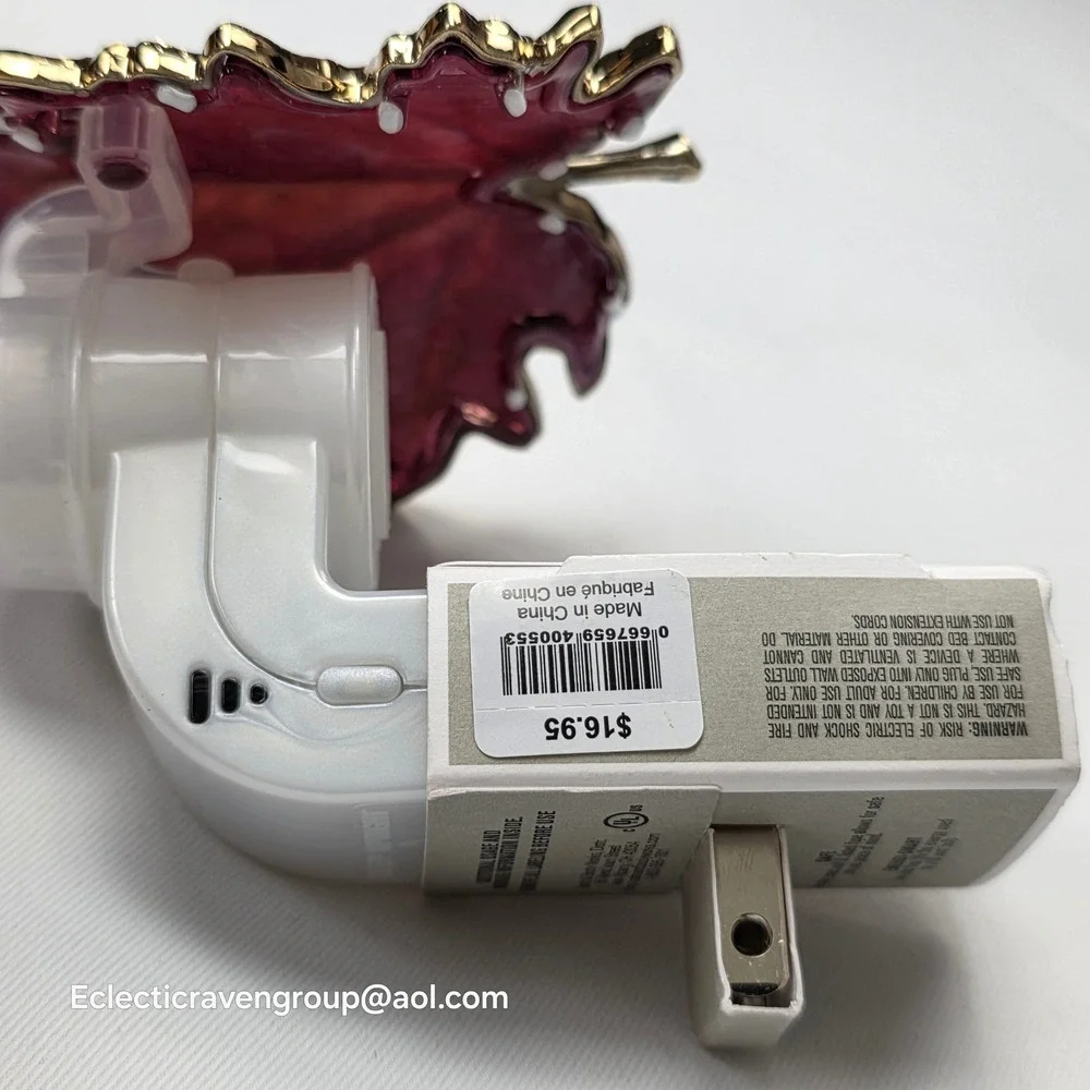 White Barn Wallflowers Scent Control Plug In Enameled Maple Leaf Fall